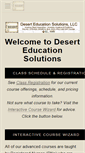 Mobile Screenshot of deserteducation.com